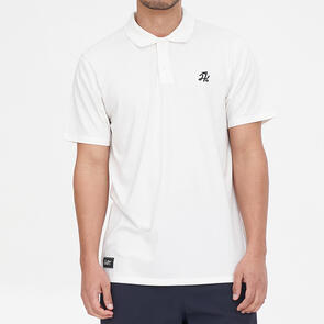 HUFFER GOLF TECH CLASSIC SS POLO CHALK