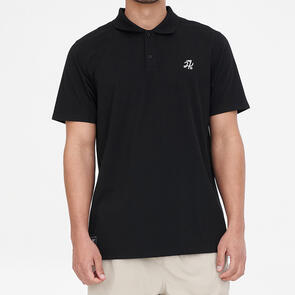 HUFFER GOLF TECH CLASSIC SS POLO BLACK
