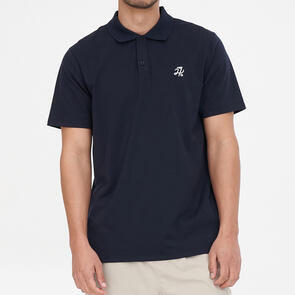 HUFFER GOLF TECH CLASSIC SS POLO NAVY