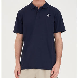HUFFER GOLF TECH PANEL CLASSIC POLO/NAVY/WHITE