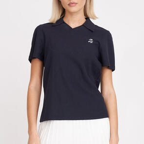 HUFFER GOLF WOMENS BIRDIE SS POLO/PAR 97 NAVY