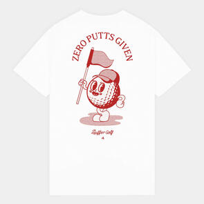 HUFFER GOLF WOMENS CLASSIC TEE 170/ON IT CHALK