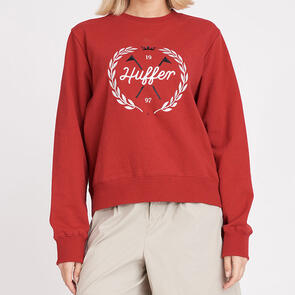 HUFFER GOLF GOLF WOMENS CLUB CLASSIC CREW/LEGACY CLUB RED