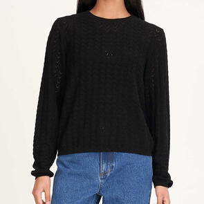 HUFFER GOLF ZIGGY CRUISE LS TOP BLACK