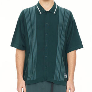 HUFFER KNIT SHIRT GOLF GREEN