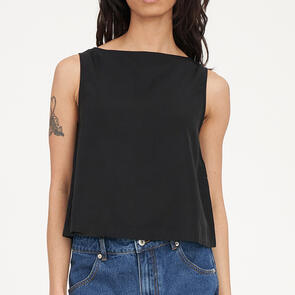 HUFFER LOUNGE TOP BLACK