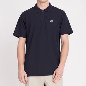 HUFFER MENS CLASSIC SS POLO NAVY