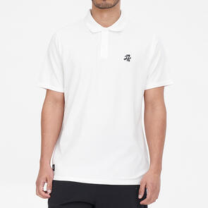 HUFFER GOLF CLASSIC SS POLO CHALK BLACK