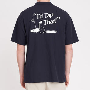 HUFFER MENS PAR SS POLO/TAP THAT NAVY