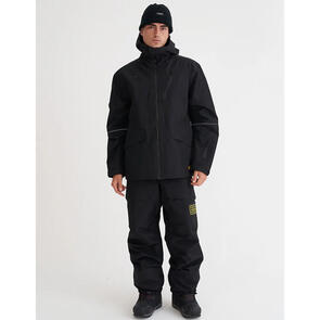 HUFFER SLOWPOKE JACKET AND PANTS BLACK