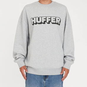HUFFER MENS WEEKEND CREW/CONSOLE GREY MARLE