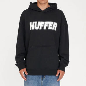 HUFFER MENS WEEKEND HOOD/BRICKS BLACK