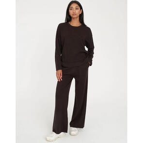 HUFFER MERINO LOUNGE PANT CHESTNUT