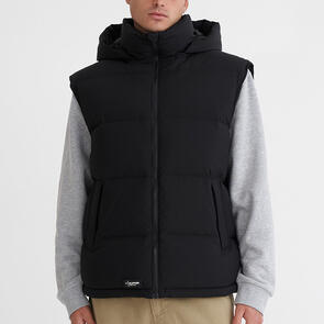 HUFFER BLOCK DOWN VEST BLACK