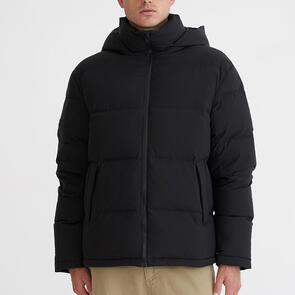 HUFFER BLOCK DOWN JACKET BLACK