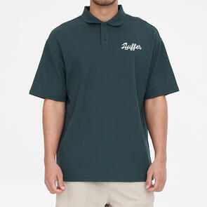 HUFFER GOLF PAR SS POLO/YOUR CADDIE GOLF GREEN
