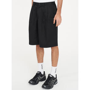 HUFFER PLEATED BAGGY SHORT BLACK