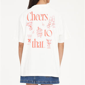 HUFFER RELAX TEE 220/CIN CIN CHALK