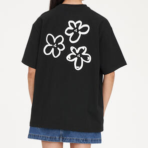 HUFFER RELAX TEE 220/DAISY BLACK