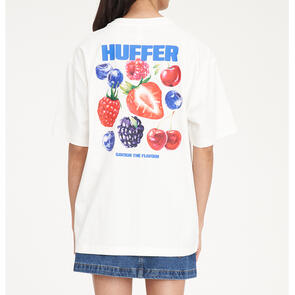 HUFFER RELAX TEE 220/SAVOUR CHALK