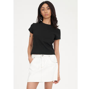 HUFFER RIB MINI TEE 290/HOMEBOUND CHALK