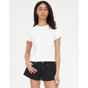 HUFFER RIB MINI TEE 290/HOMEBOUND BLACK