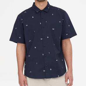 HUFFER SS OG SHIRT/ALL DAY NAVY