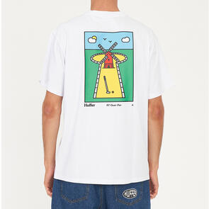 HUFFER SUP TEE 190/97 OVER PAR WHITE