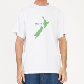 HUFFER SUP TEE 190/GLITCH WHITE