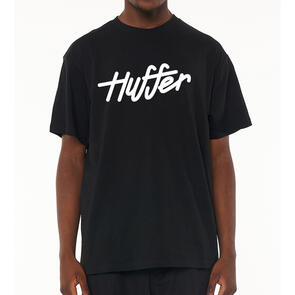 HUFFER MENS SUP TEE/CREAM BLACK