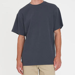 HUFFER WAFFLE SUP TEE ASPHALT