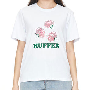 HUFFER WOMENS CLASSIC TEE 170/HOME 3 BALL WHITE