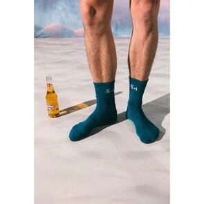 HUFFER X STEINLAGER HFR RIB SOCKS 3 PACK (RED, GREEN, WHITE)