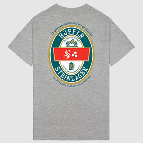 HUFFER X STEINLAGER SUP TEE/OFFLOAD GREY MARLE