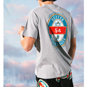 HUFFER X STEINLAGER SUP TEE/OFFLOAD GREY MARLE