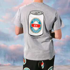 HUFFER X STEINLAGER SUP TEE/CANDY GREY MARLE