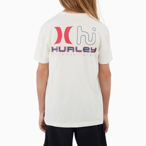 HURLEY BOYS INT TEE COCONUT MILK