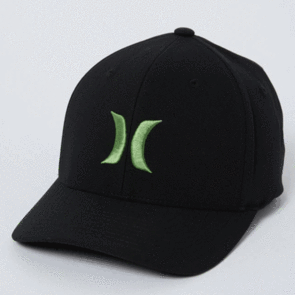 HURLEY H20 DRI ICON HAT BLACK GREEN