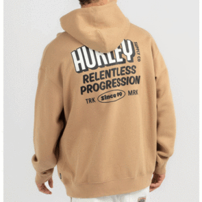 HURLEY RELENTLESS PULLOVER BEIGE