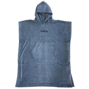 HURLEY YOUTH OAO HOODED TOWEL MEDIUM BLUE