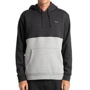 HURLEY ALPS BLOCK PULLOVER HEATHER BLACK