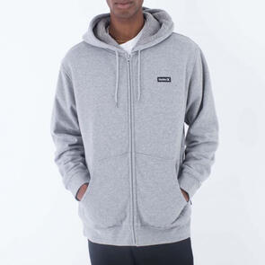 HURLEY ALPS ZIP FLEECE HEATHER GREY