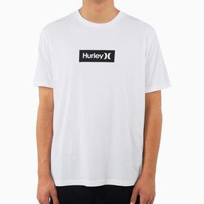 HURLEY BOX ONLY TEE WHITE