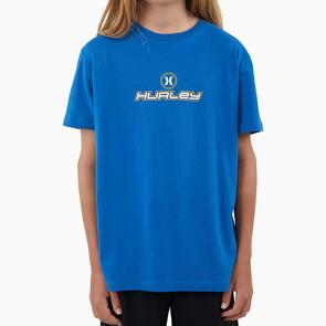 HURLEY BOYS YEILDS TEE SPORT BLUE