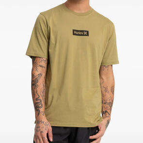 HURLEY EXPLORE BOX TEE CEDAR