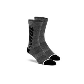 100% RYTHYM MERINO SOCKS CHARCOAL HEATHER