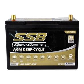 SUPER START BATTERIES AUTOMOTIVE BATTERY AGM 12V 12AH 780CCA BY SSB ULTRA HIGH PERFORMANCE  DRY CELL