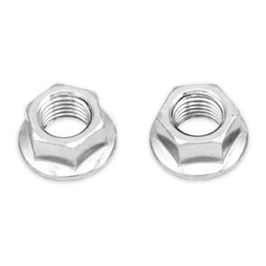 WHITES FLANGE NUT 10MM 14MM AF PKT=50 (THREAD PITCH 10X1.25)