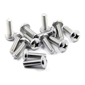 WHITES MOTORCYCLE PARTS WHITES SCREW 5X15 OVAL C/SUNK PKT=50 (THREAD PITCH 5 X 0.8)