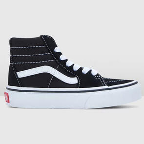 VANS YOUTH SK8-HI BLACK/TRUE WHITE